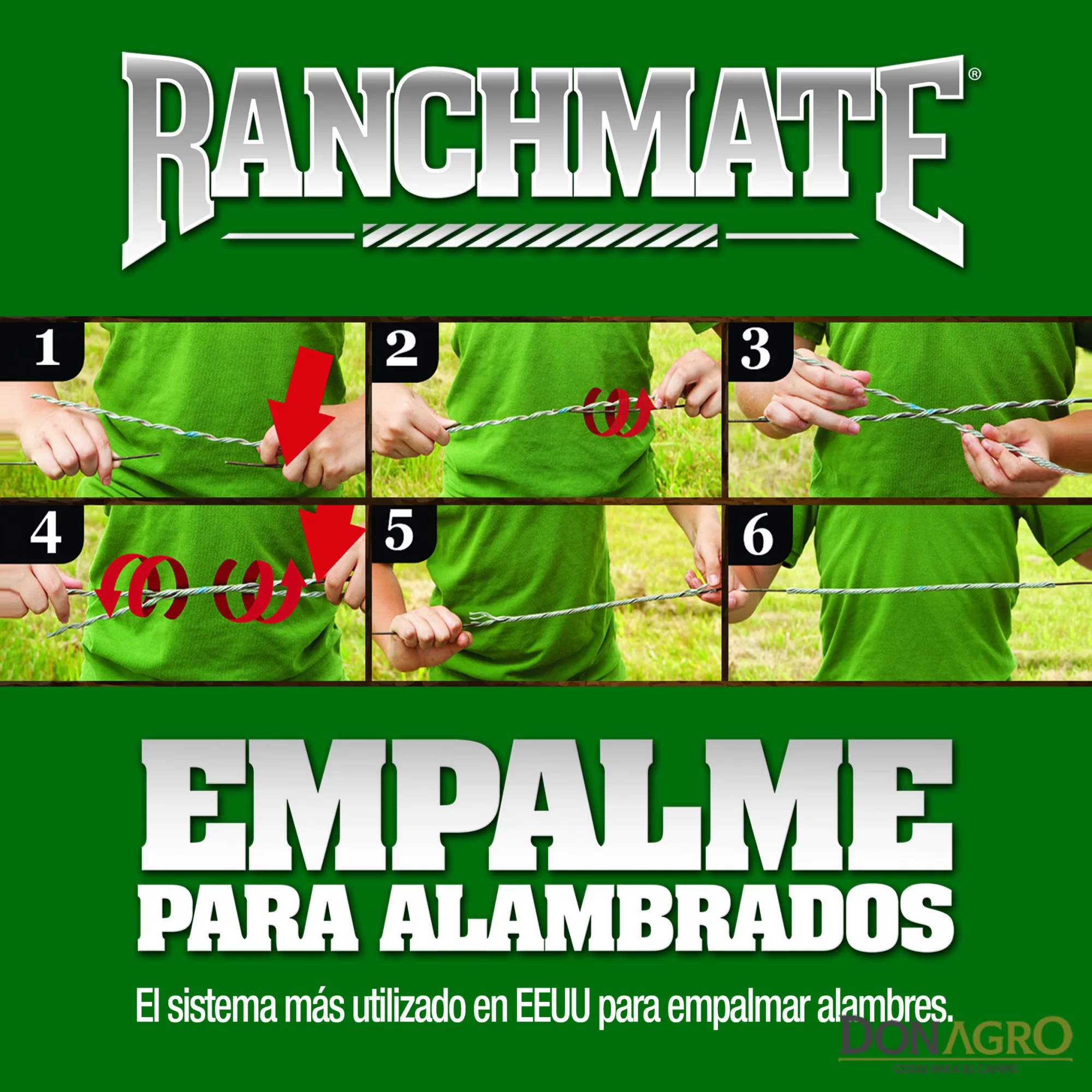 Empalme para alambre RanchMate x40 unidades