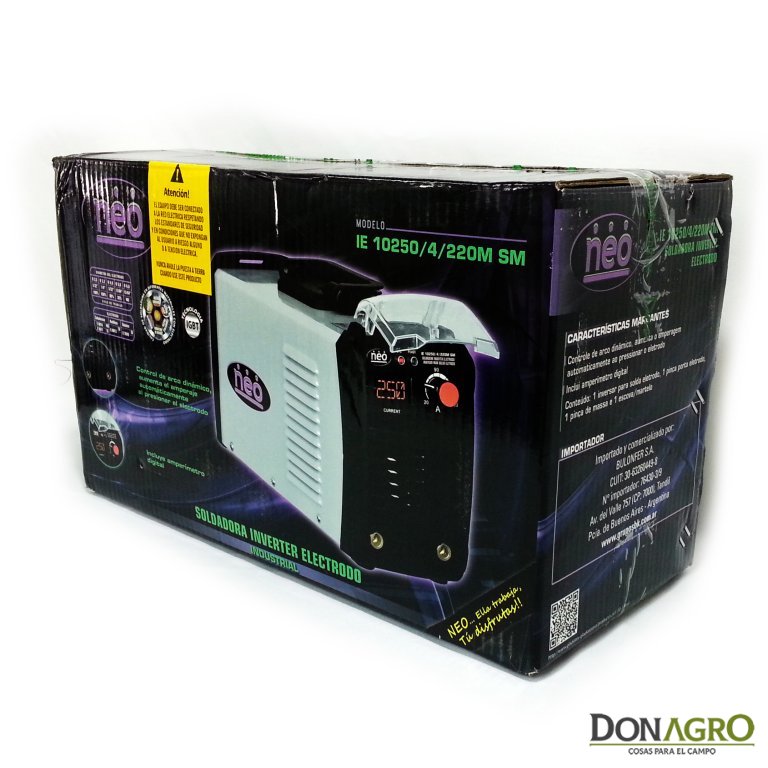 Soldadora Inverter Neo 250 Amp Industrial de Arco Dinamico