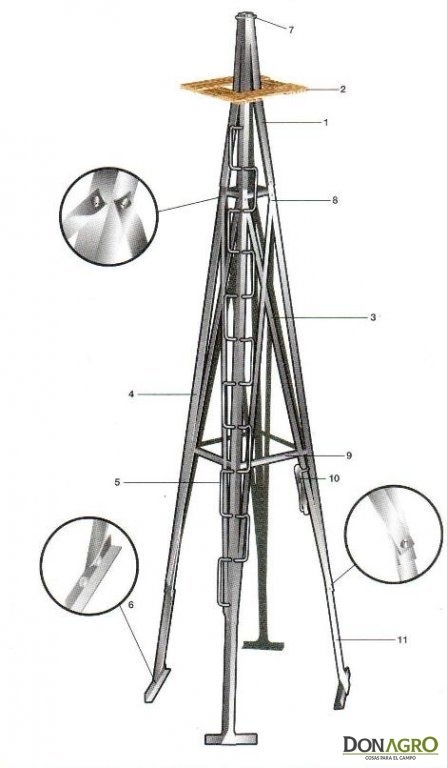 Torre para Molino HURACAN 10 pies