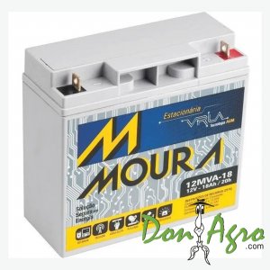 Bateria de Gel 12v 18 Amp. Moura