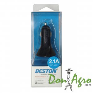 Cargador Turbo 12v 2.1A doble USB