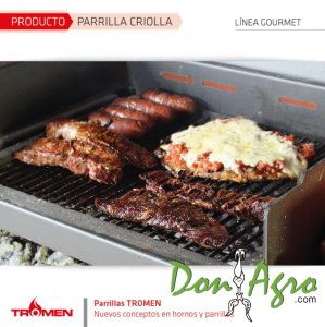 Parrilla Tromen Pampeana con Base y Fogonero